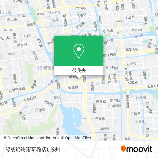 绿杨馄饨(新郭路店)地图
