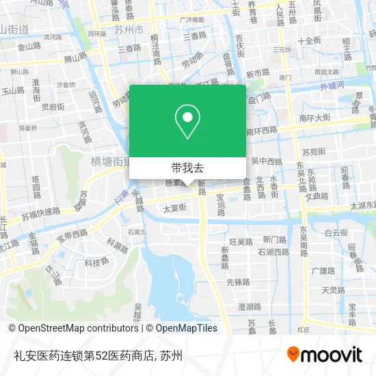 礼安医药连锁第52医药商店地图