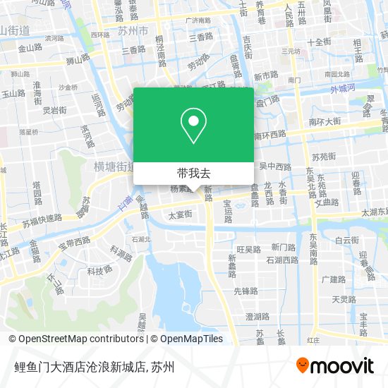 鲤鱼门大酒店沧浪新城店地图