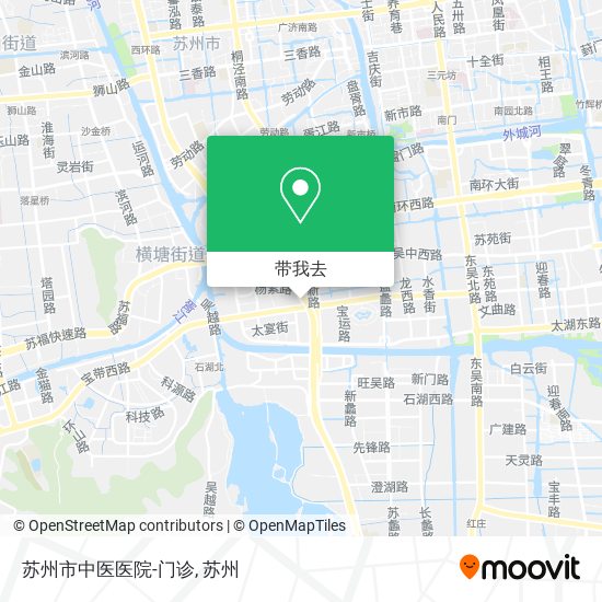 苏州市中医医院-门诊地图