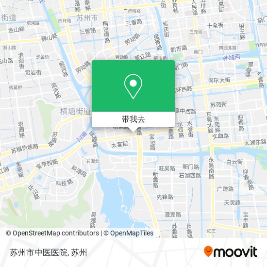 苏州市中医医院地图