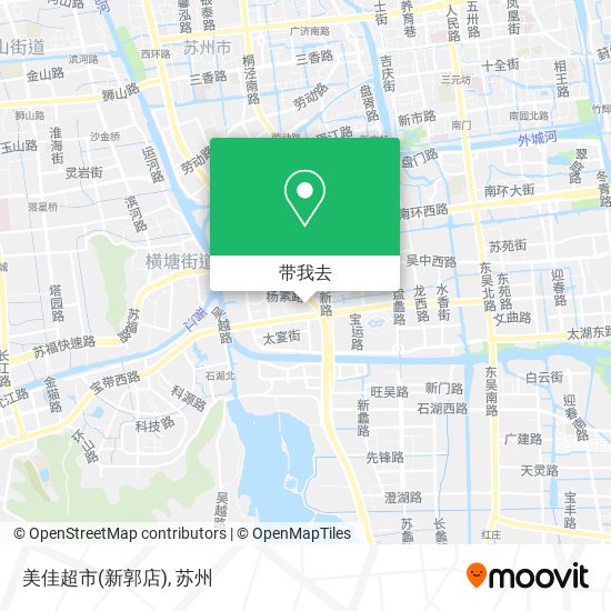 美佳超市(新郭店)地图