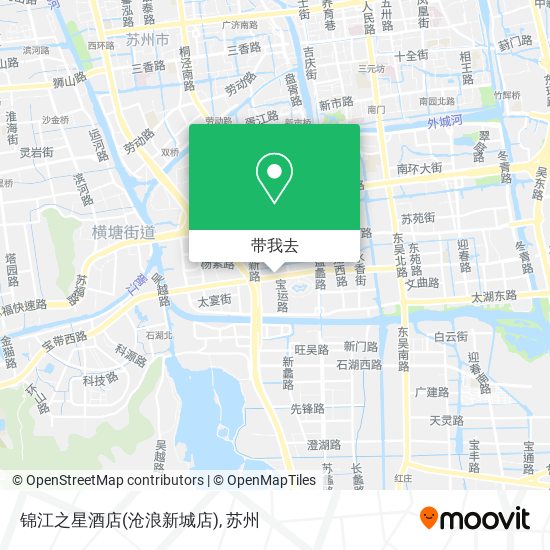 锦江之星酒店(沧浪新城店)地图