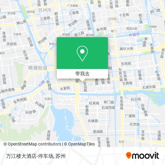 万江楼大酒店-停车场地图