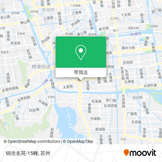锦沧名苑-15幢地图