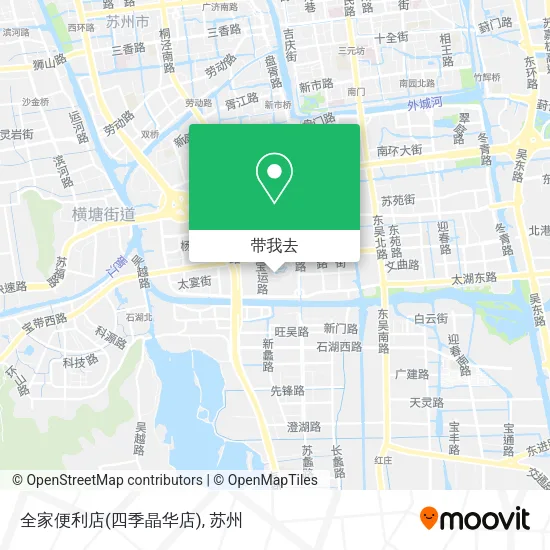 全家便利店(四季晶华店)地图