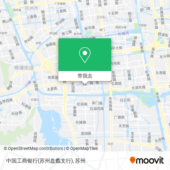 中国工商银行(苏州盘蠡支行)地图