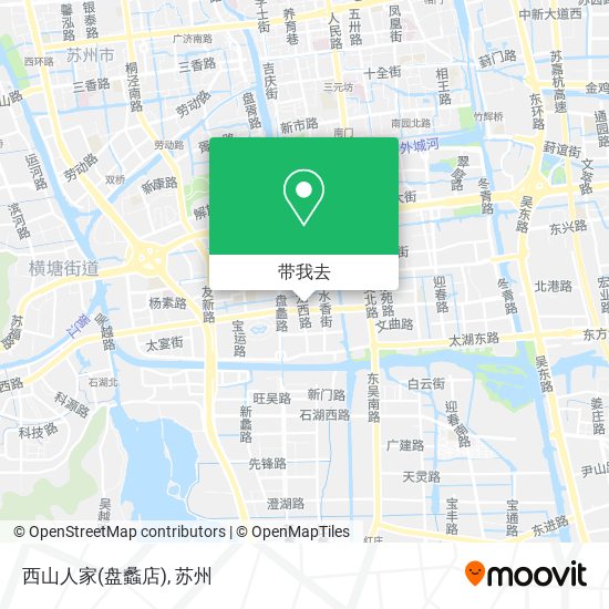 西山人家(盘蠡店)地图