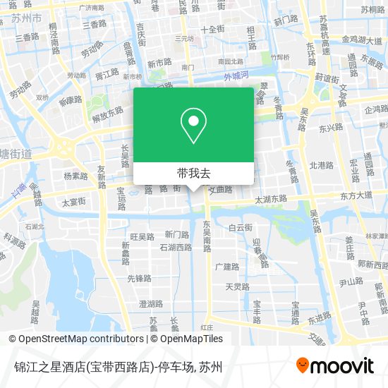 锦江之星酒店(宝带西路店)-停车场地图