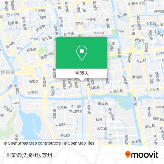 川菜馆(先奇街)地图