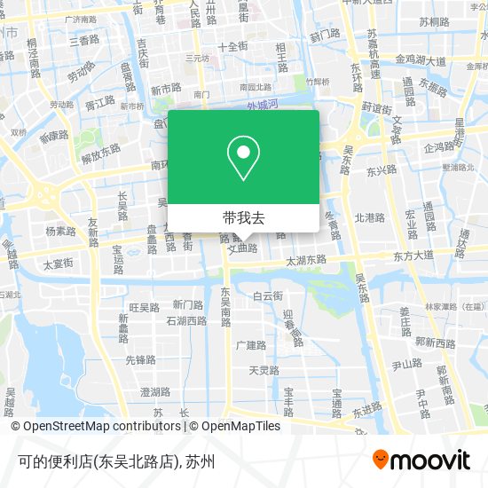 可的便利店(东吴北路店)地图