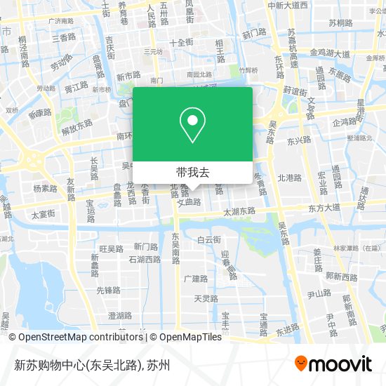 新苏购物中心(东吴北路)地图