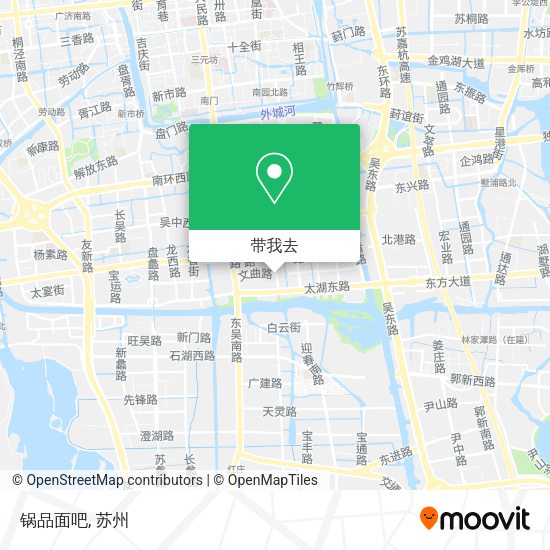 锅品面吧地图