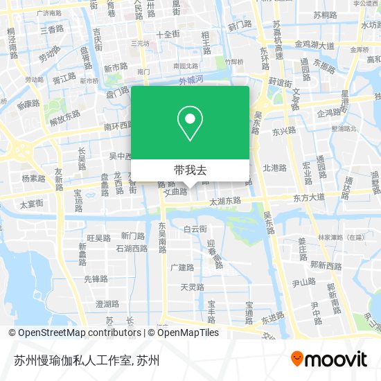苏州慢瑜伽私人工作室地图