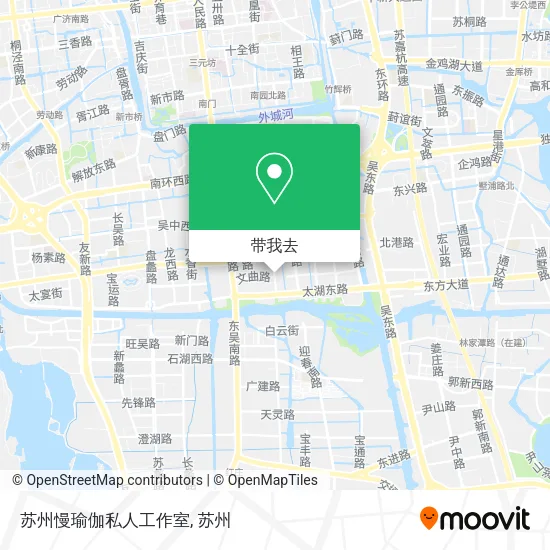 苏州慢瑜伽私人工作室地图