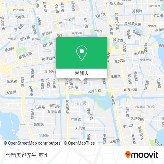 含韵美容养生地图