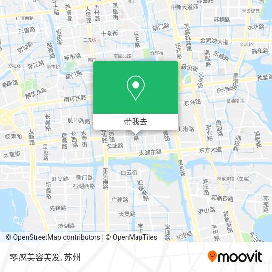 零感美容美发地图