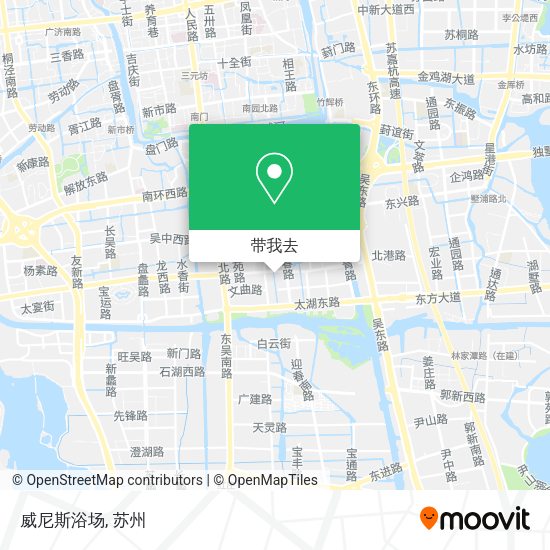 威尼斯浴场地图