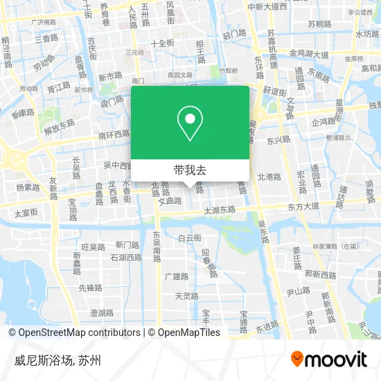 威尼斯浴场地图