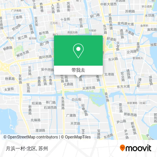 月浜一村-北区地图