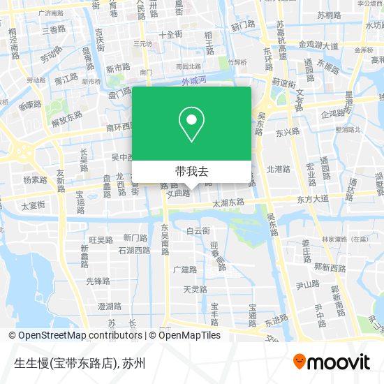 生生慢(宝带东路店)地图