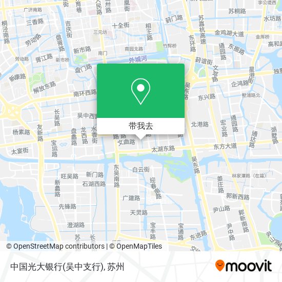 中国光大银行(吴中支行)地图