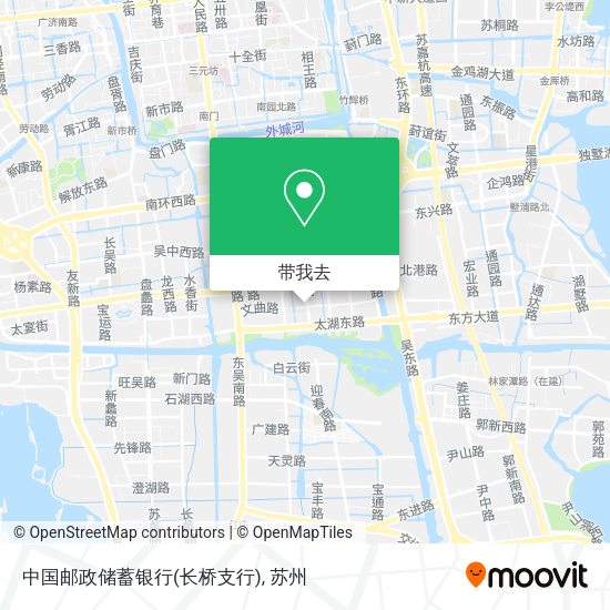 中国邮政储蓄银行(长桥支行)地图