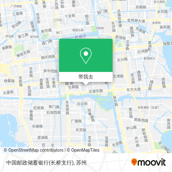 中国邮政储蓄银行(长桥支行)地图