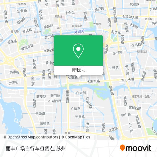 丽丰广场自行车租赁点地图
