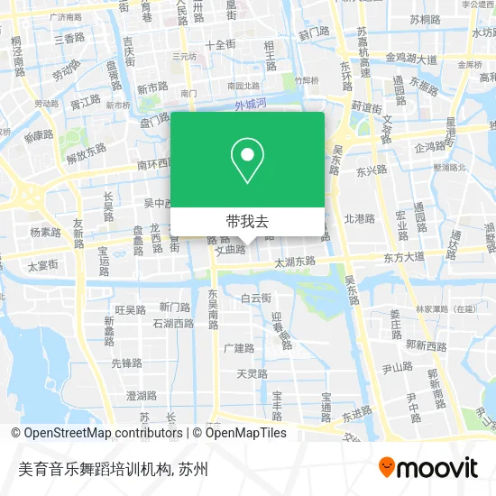 美育音乐舞蹈培训机构地图
