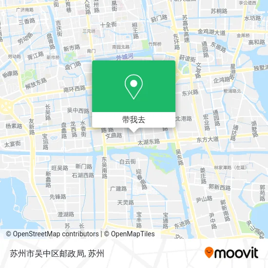 苏州市吴中区邮政局地图