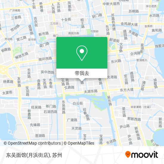 东吴面馆(月浜街店)地图