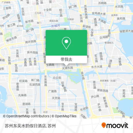 苏州东吴水韵假日酒店地图