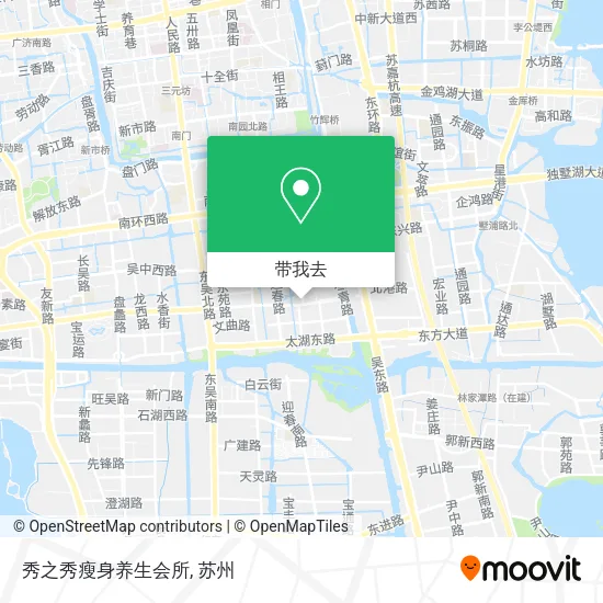 秀之秀瘦身养生会所地图