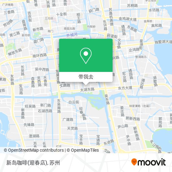 新岛咖啡(迎春店)地图