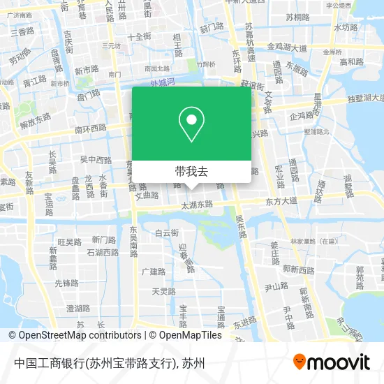 中国工商银行(苏州宝带路支行)地图