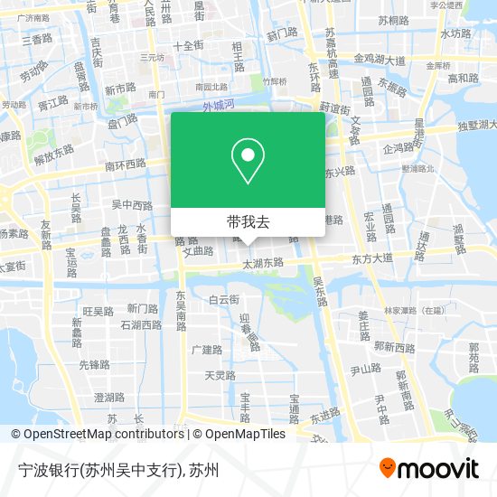 宁波银行(苏州吴中支行)地图