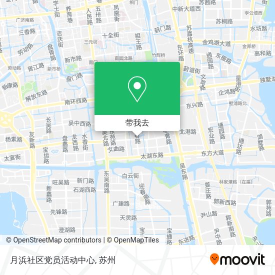 月浜社区党员活动中心地图