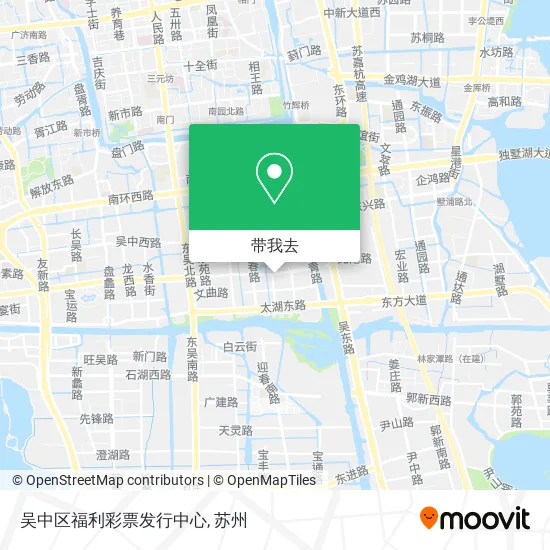 吴中区福利彩票发行中心地图