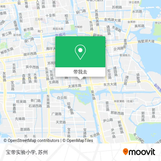 宝带实验小学地图