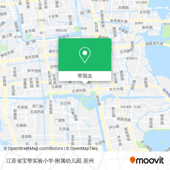 江苏省宝带实验小学-附属幼儿园地图