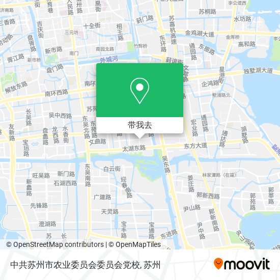 中共苏州市农业委员会委员会党校地图