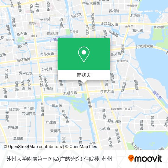 苏州大学附属第一医院(广慈分院)-住院楼地图
