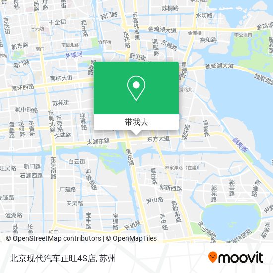 北京现代汽车正旺4S店地图