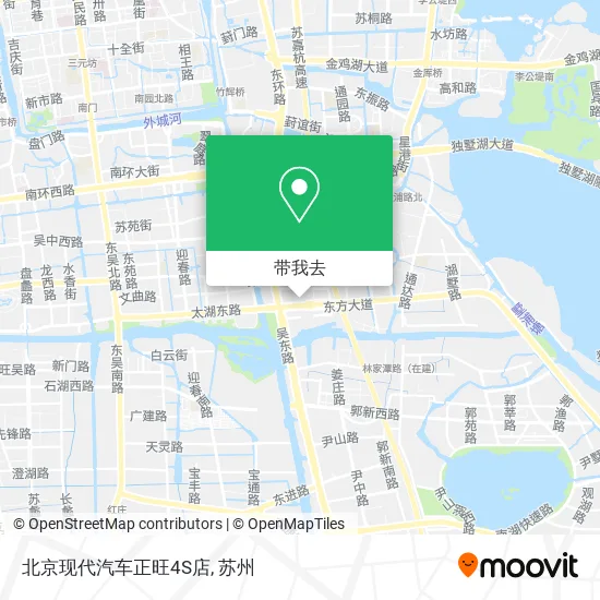 北京现代汽车正旺4S店地图
