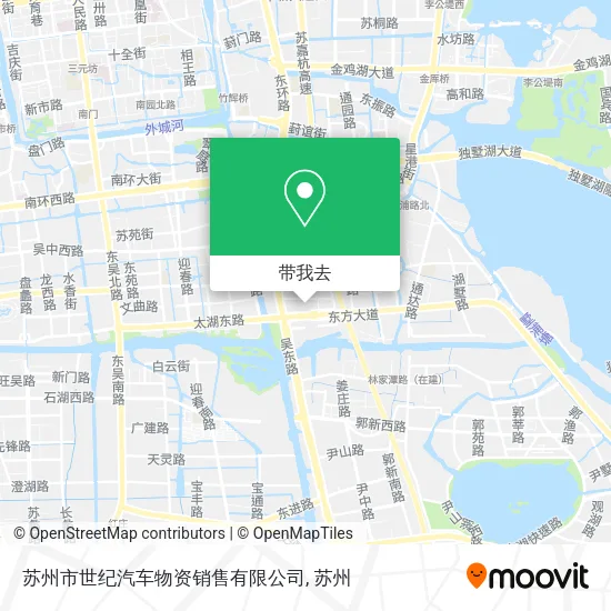 苏州市世纪汽车物资销售有限公司地图