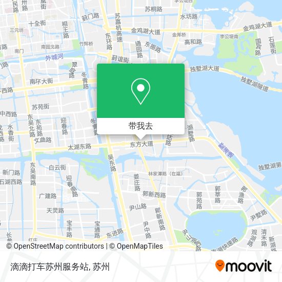 滴滴打车苏州服务站地图