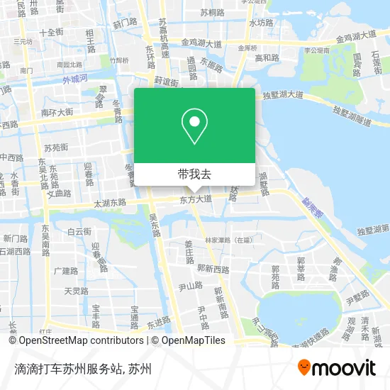 滴滴打车苏州服务站地图