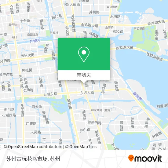 苏州古玩花鸟市场地图