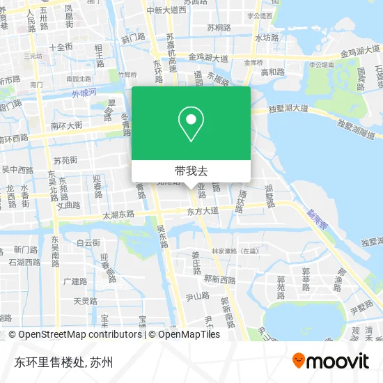 东环里售楼处地图